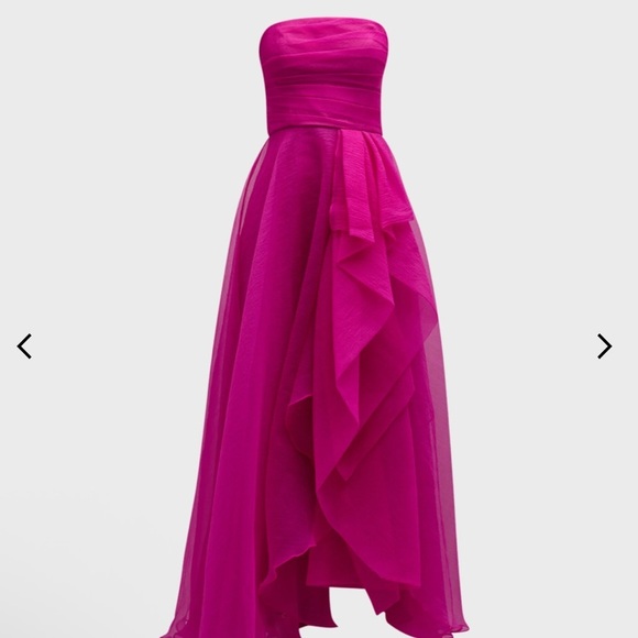 Theia Teresa Draped Strapless Gown NWT Size 4 MSRP $795 - Picture 7 of 11